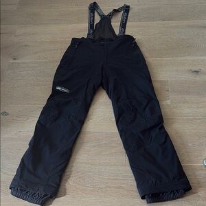 Dubin Black Ski Pants with Adjustable Suspenders
Size XL